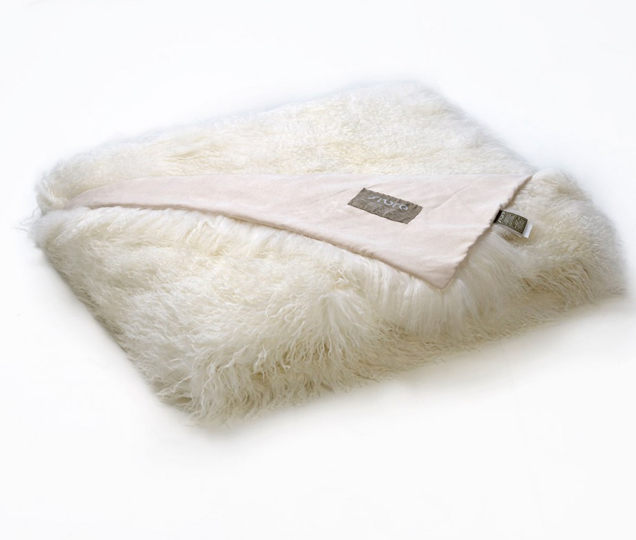 Lavish Home Blue Fleece Sherpa Polyester Throw Blanket-61 ...