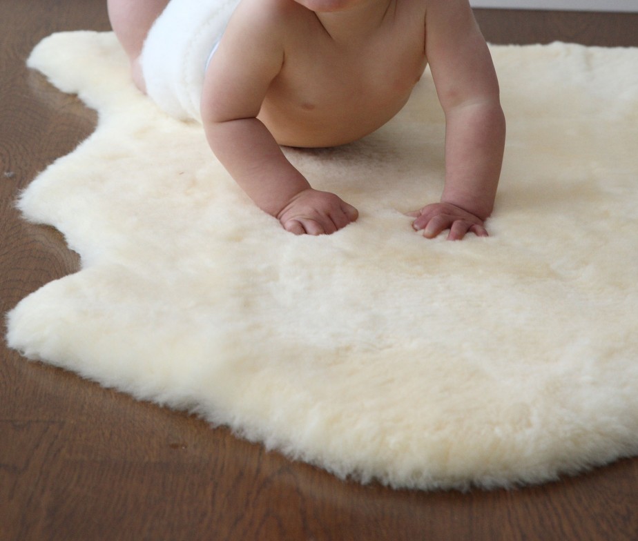 Shorn Infant Care Lambskin Rug for Baby Ultimate Sheepskin