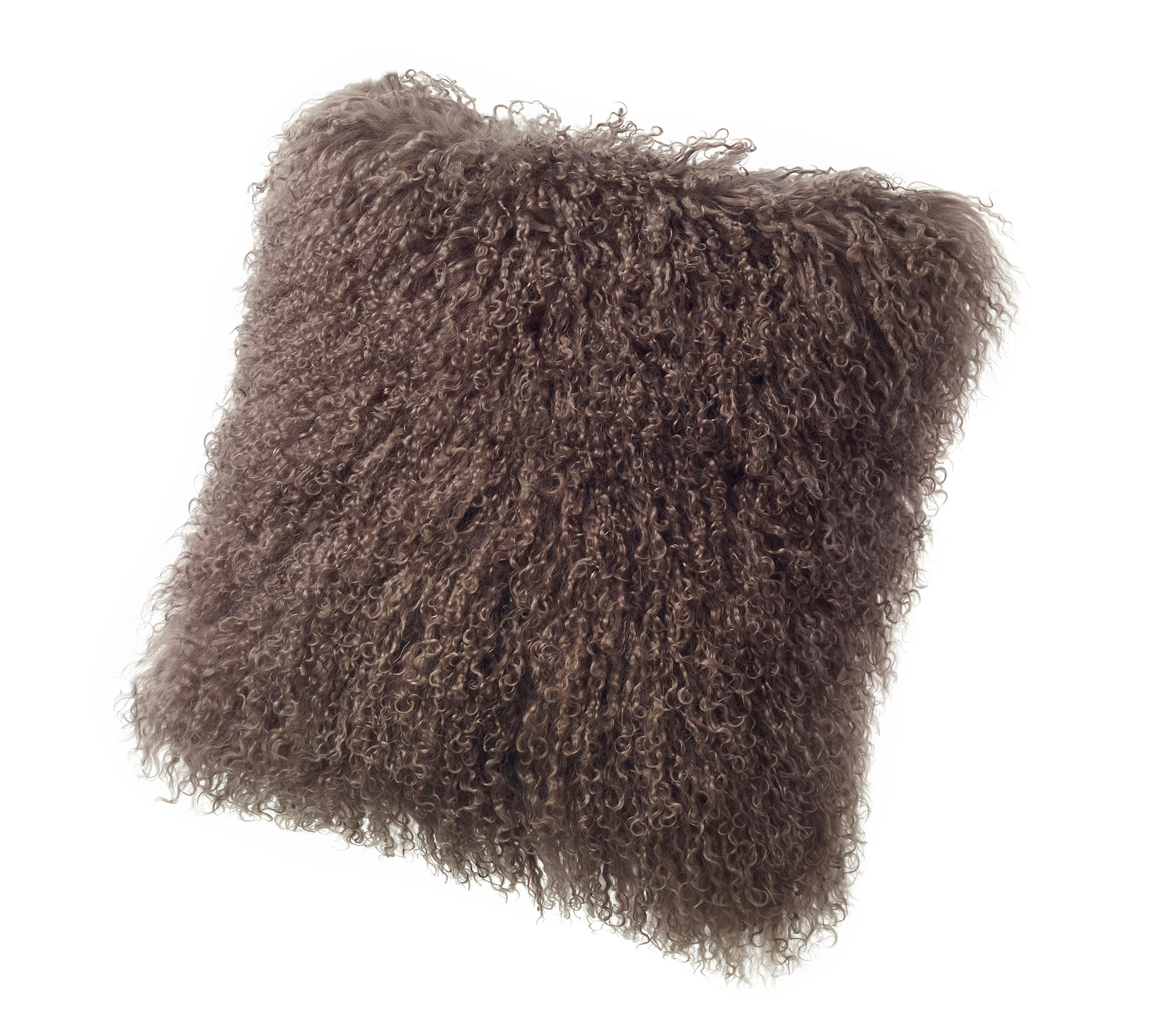 Tibetan Lambskin Curly Fur Throw Pillows Ultimate Sheepskin
